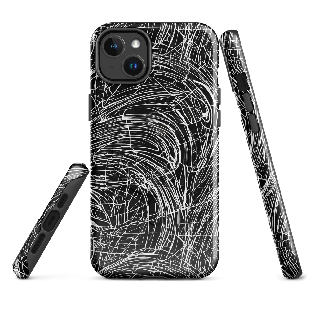 Biomech Spiral on MagSafe Tough Case for iPhone® — Front