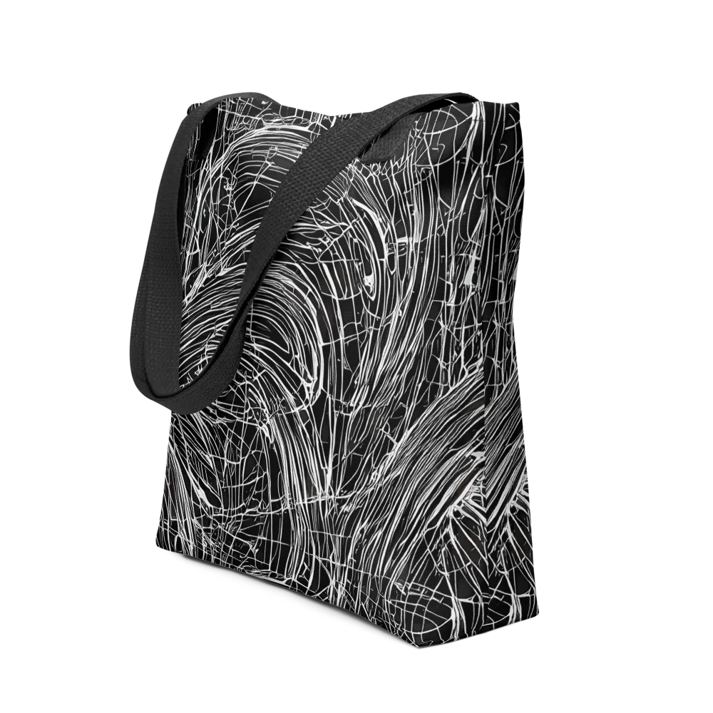 Biomech Spiral on Tote Bag — Front