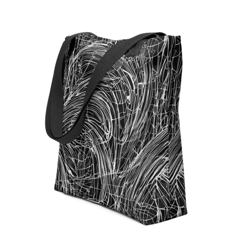 Biomech Spiral on a Tote Bag