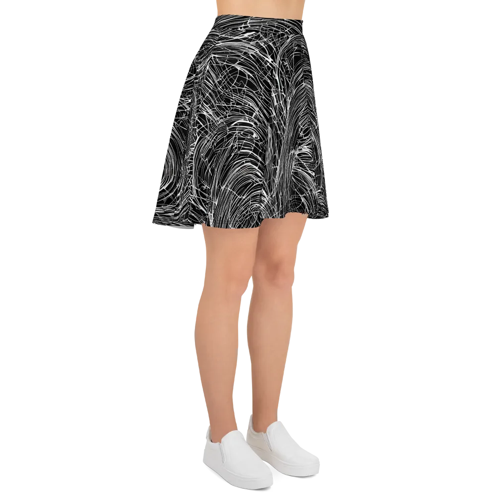 Biomech Spiral on Skater Skirt — Right