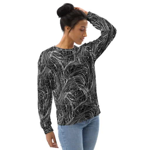 Biomech Spiral on a Sweatshirt