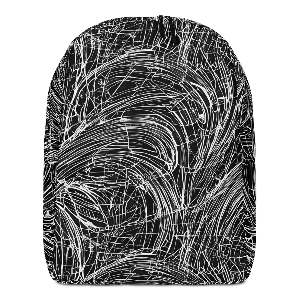 Biomech Spiral on Minimalist Backpack — Front
