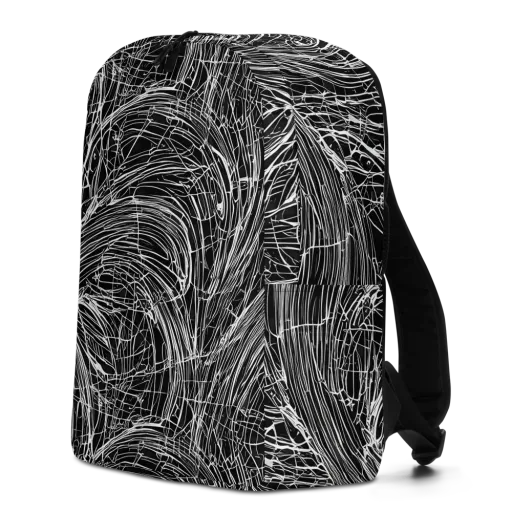 Biomech Spiral on a Minimalist Backpack