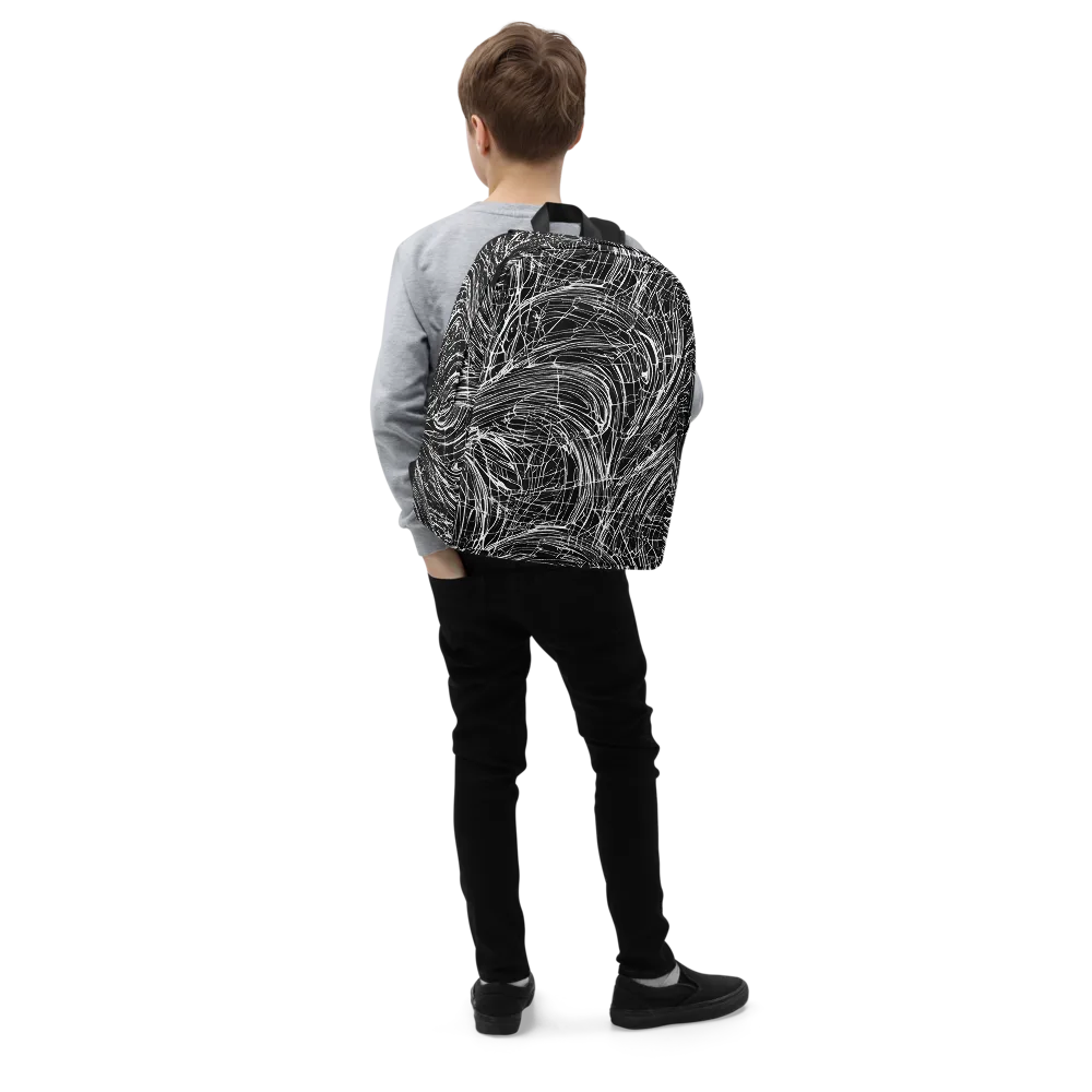 Biomech Spiral on Minimalist Backpack — Right Front