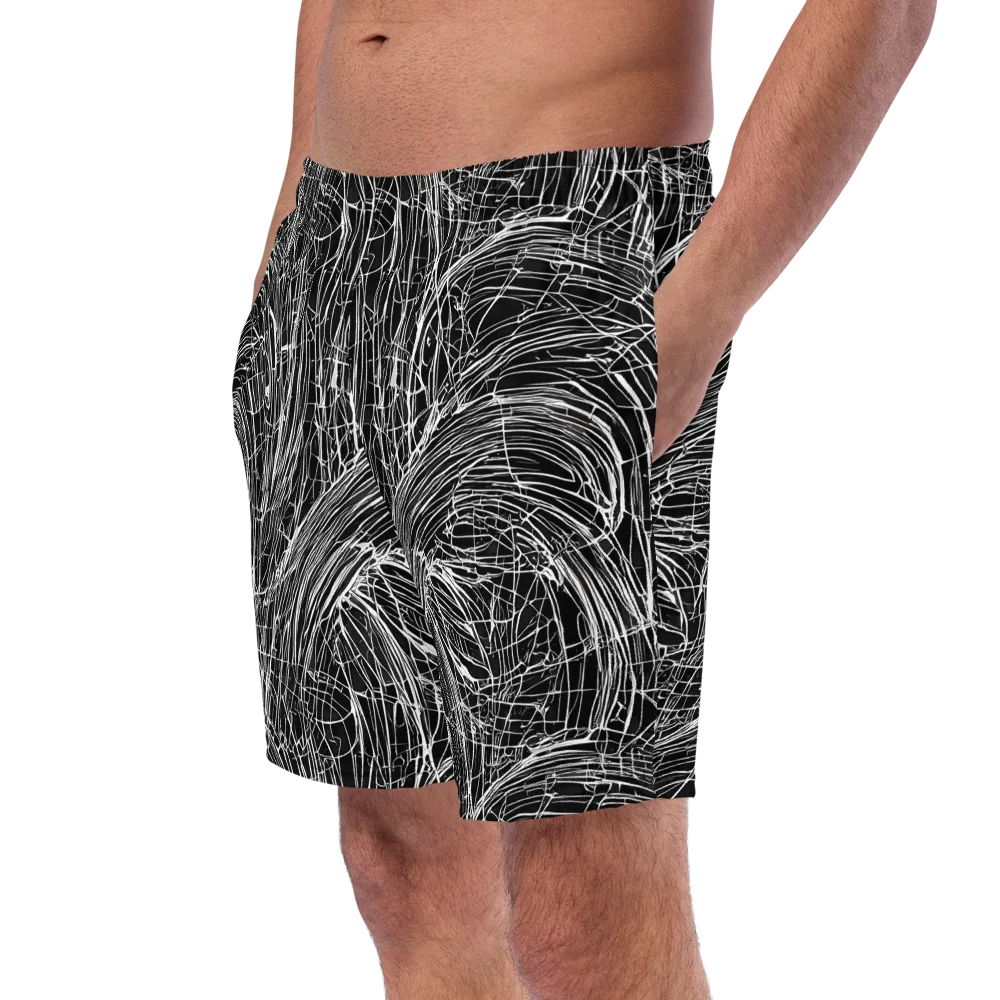 Biomech Spiral on Swim Trunks — Left Front