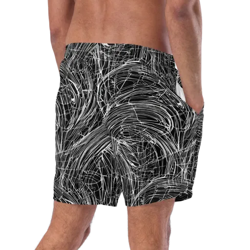 Biomech Spiral on a Swim Trunks