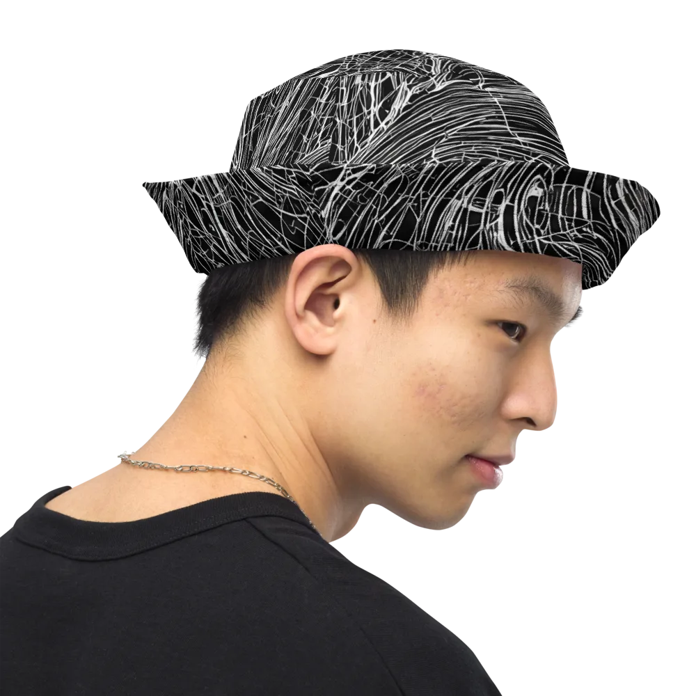 Biomech Spiral on Reversible Bucket Hat — Right Outside