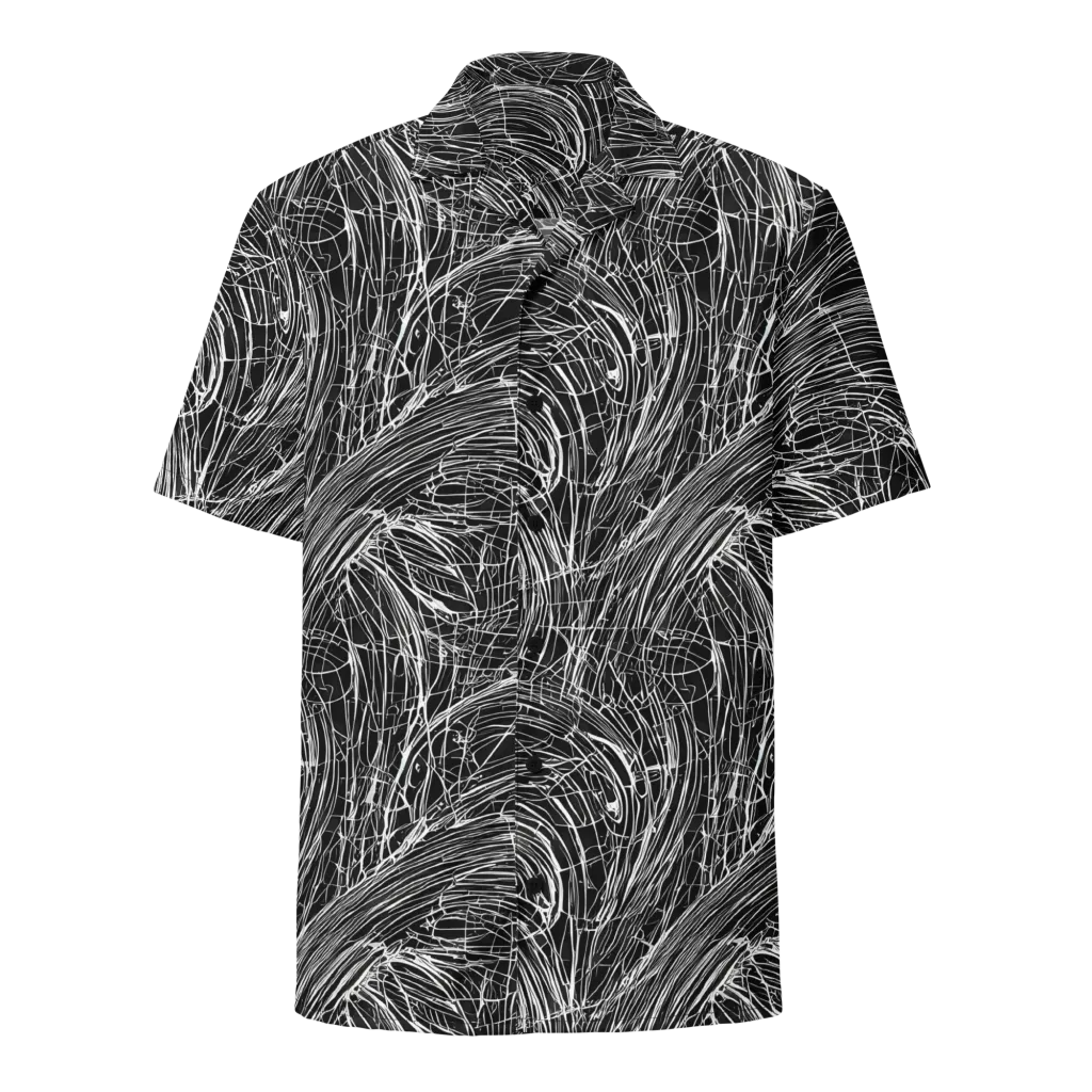 Biomech Spiral on Button Shirt — Front