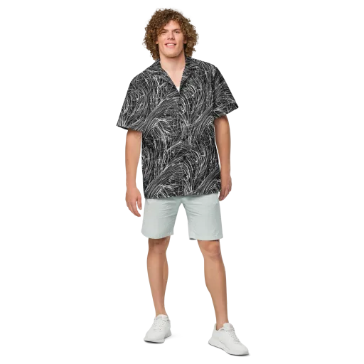 Biomech Spiral on a Button Shirt