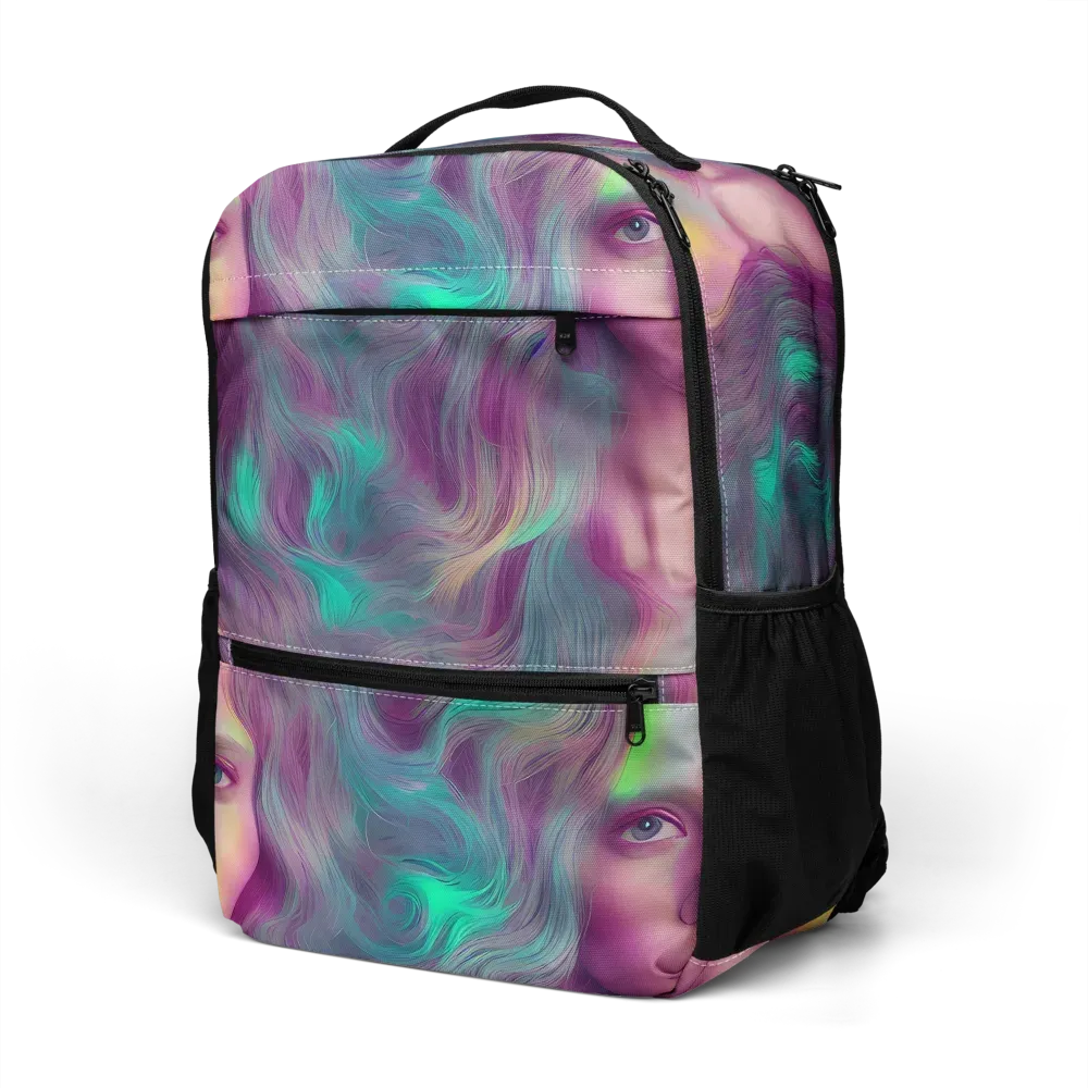 Surreal Tresses on Utility Backpack — Left Front