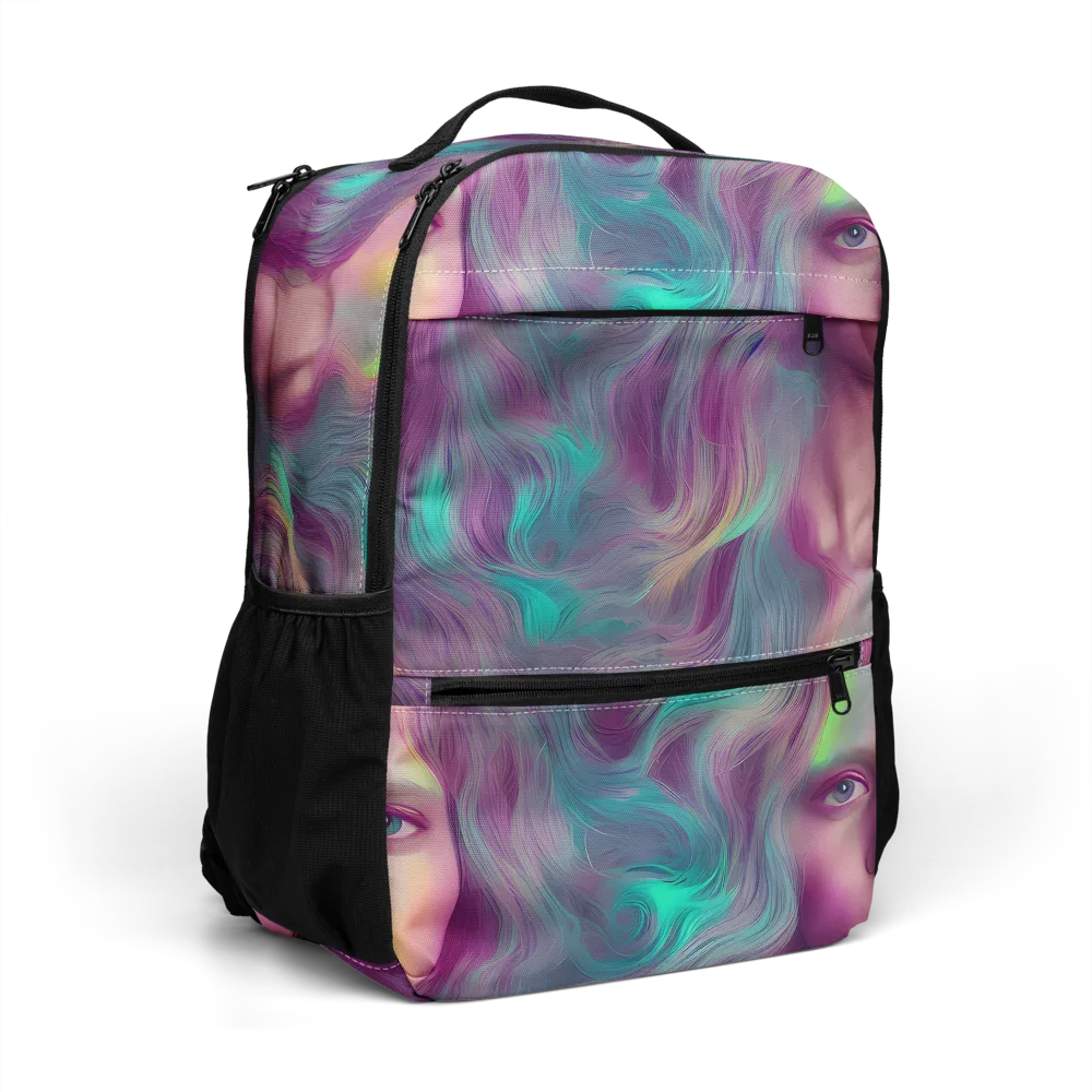 Surreal Tresses on Utility Backpack — Right Front