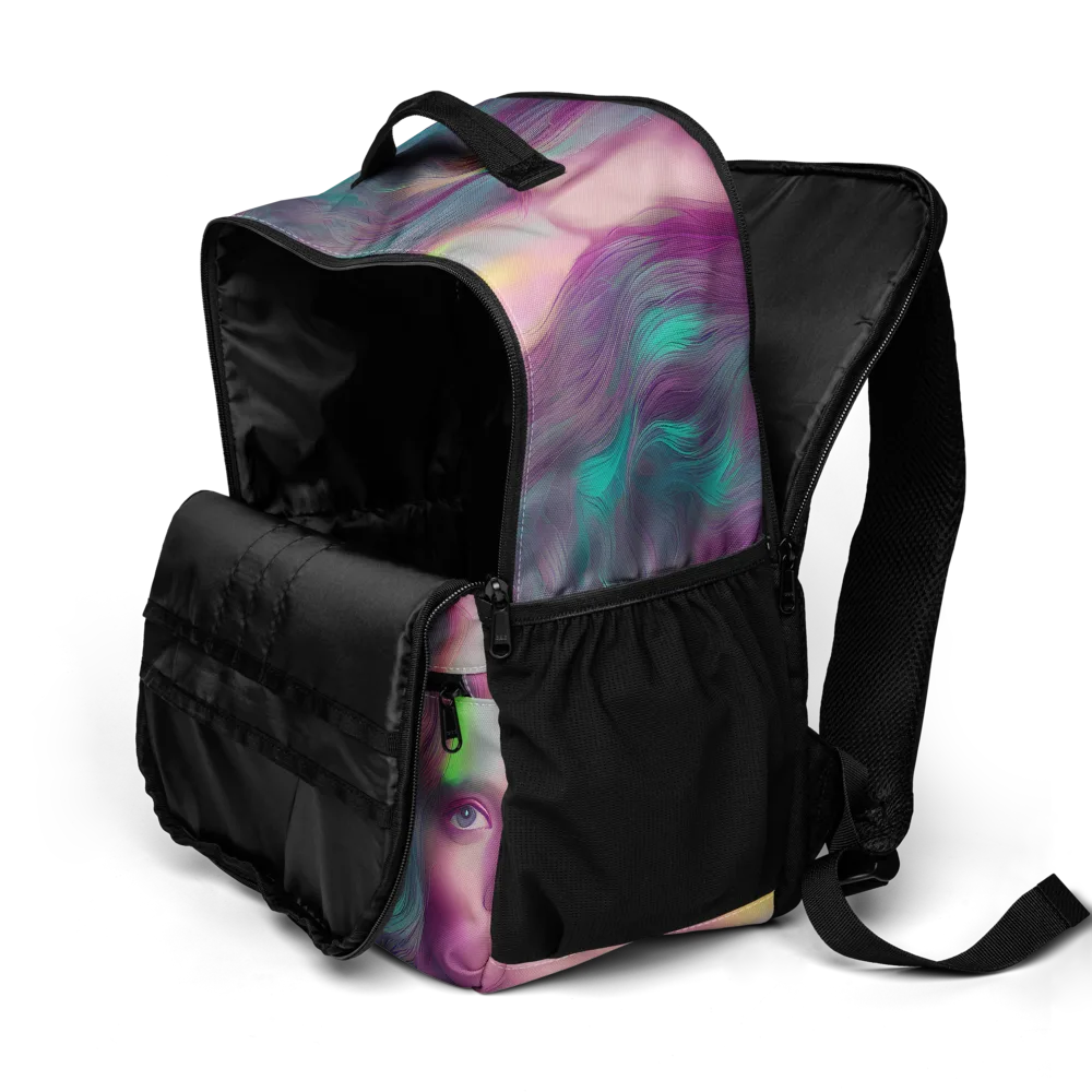 Surreal Tresses on Utility Backpack — Product details 2