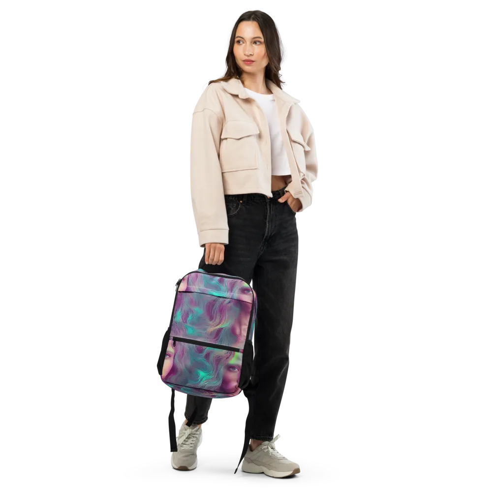 Surreal Tresses on Utility Backpack — Front