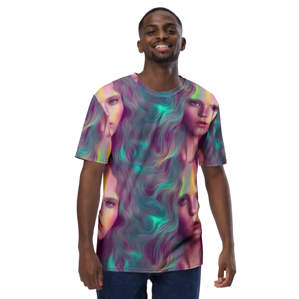 Surreal Tresses on Men's Crew Neck T-Shirt — Front