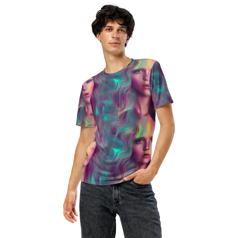 Surreal Tresses on Men's Crew Neck T-Shirt — Front