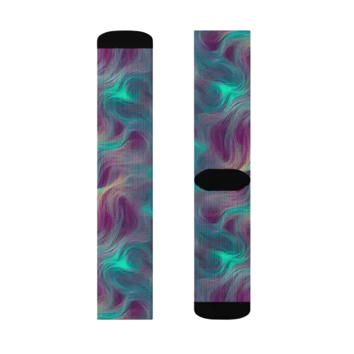 Surreal Tresses on a Socks