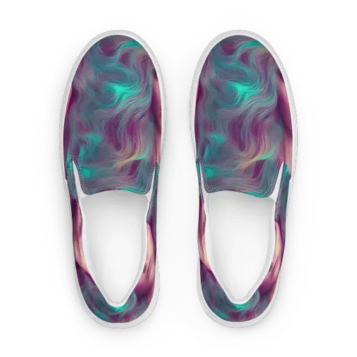 Surreal Tresses on a Women's Slip-On Canvas Shoes