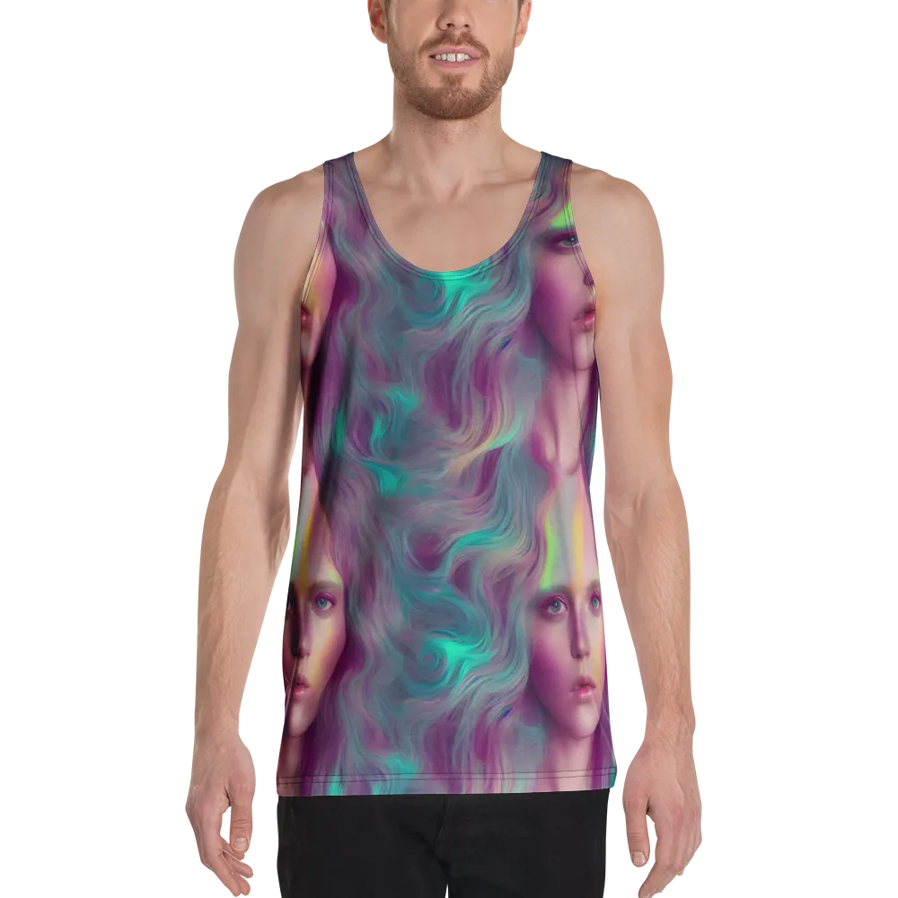 Surreal Tresses on Men's Tank Top — Front