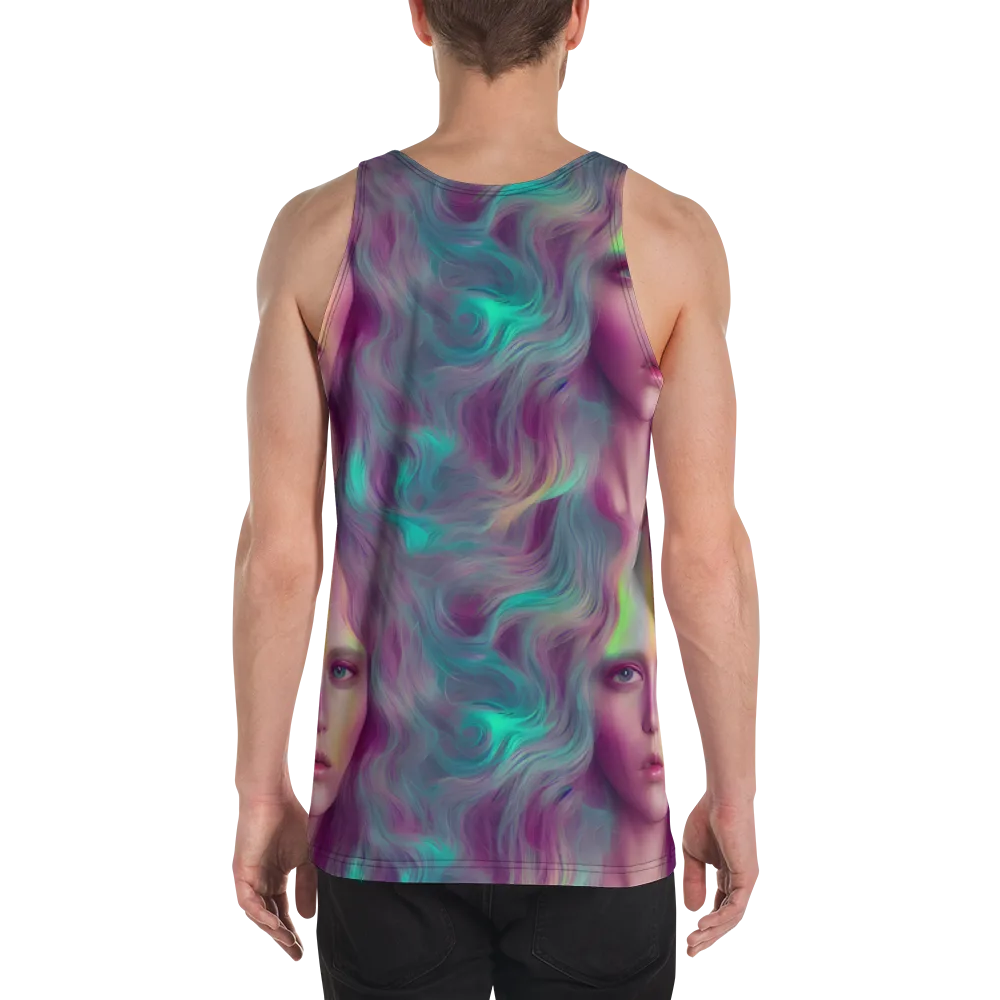 Surreal Tresses on Men's Tank Top — Back