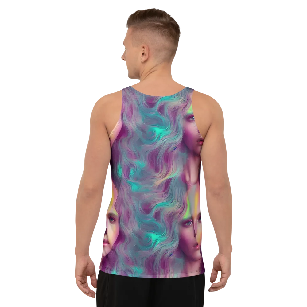 Surreal Tresses on Men's Tank Top — Back
