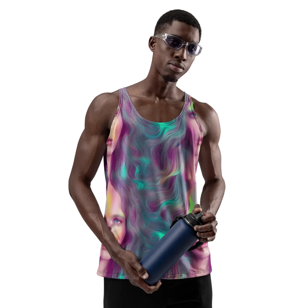 Surreal Tresses on Men's Tank Top — Front