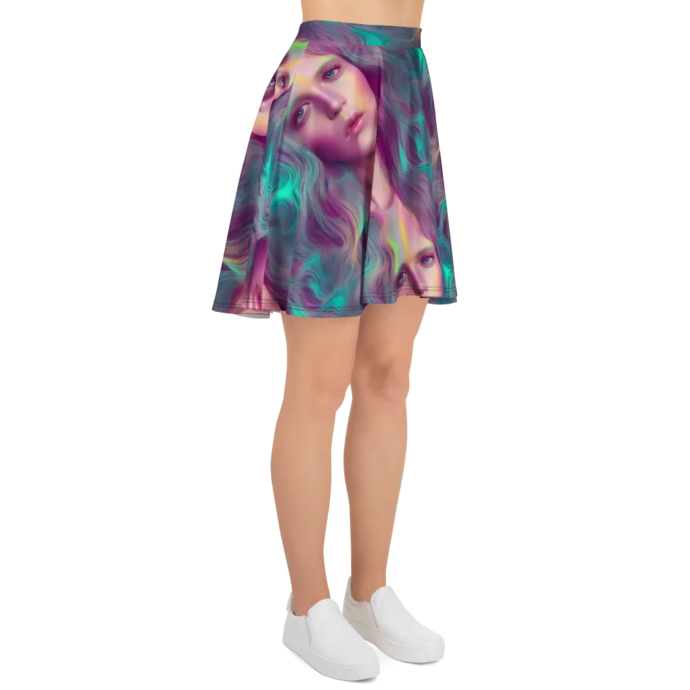 Surreal Tresses on Skater Skirt — Right