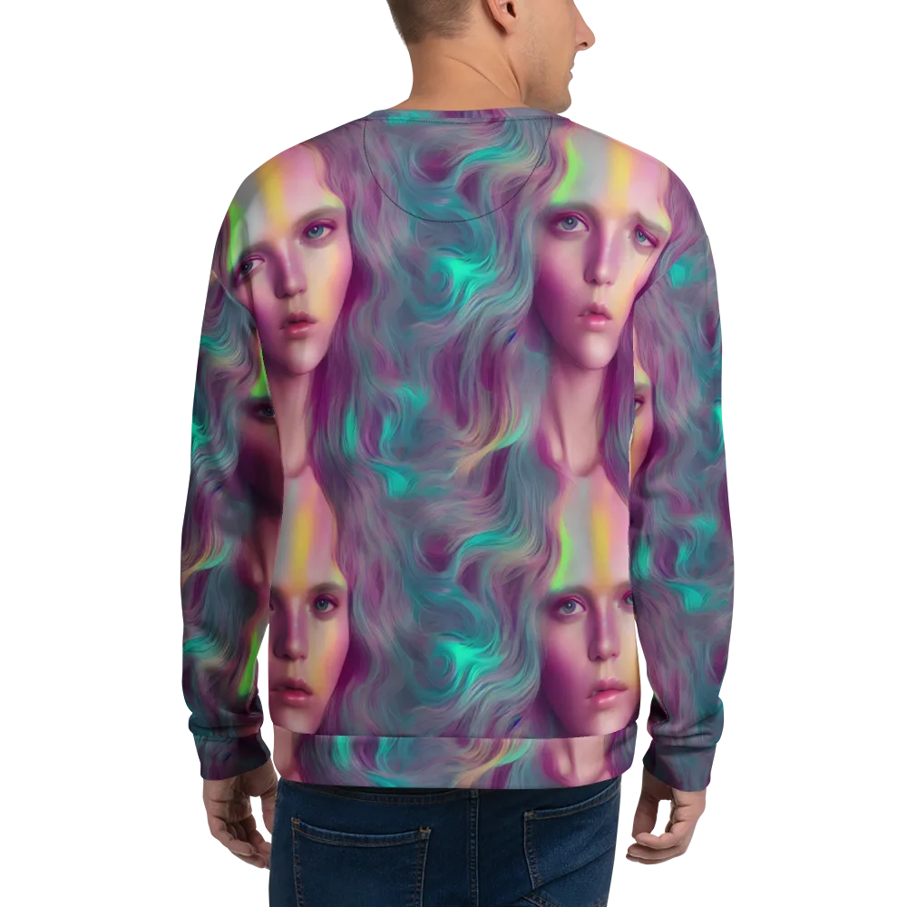 Surreal Tresses on Sweatshirt — Back