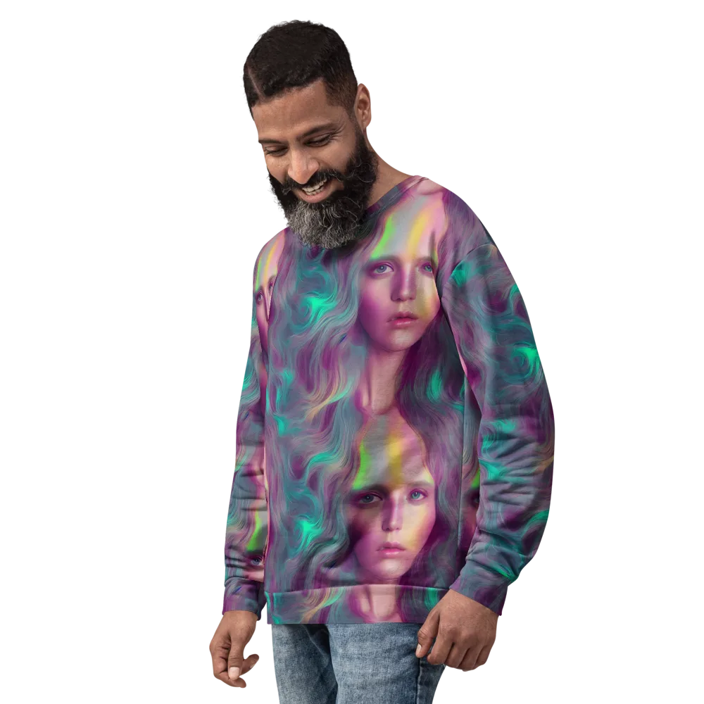 Surreal Tresses on Sweatshirt — Left Front