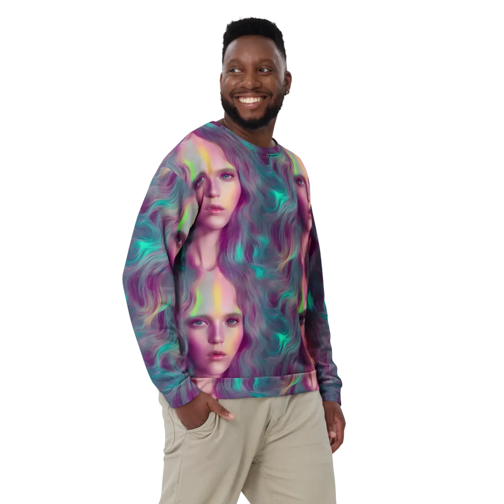 Surreal Tresses on Sweatshirt — Front