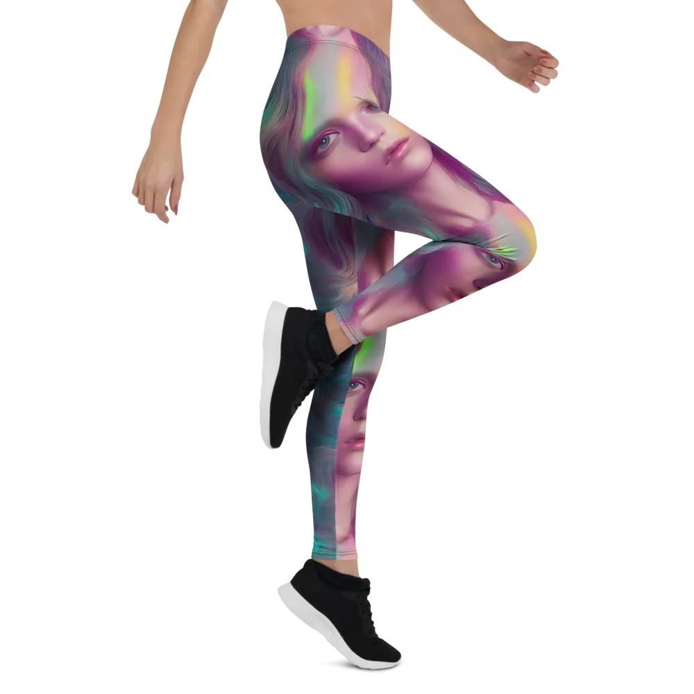 Surreal Tresses on Leggings — Right