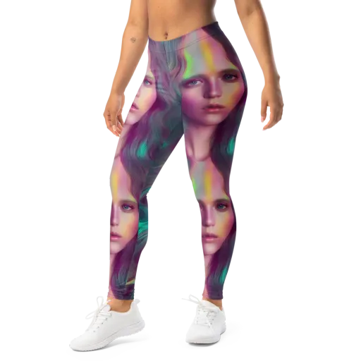 Surreal Tresses on a Leggings