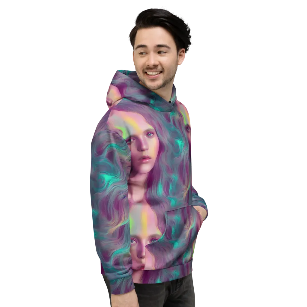 Surreal Tresses on Hoodie — Right