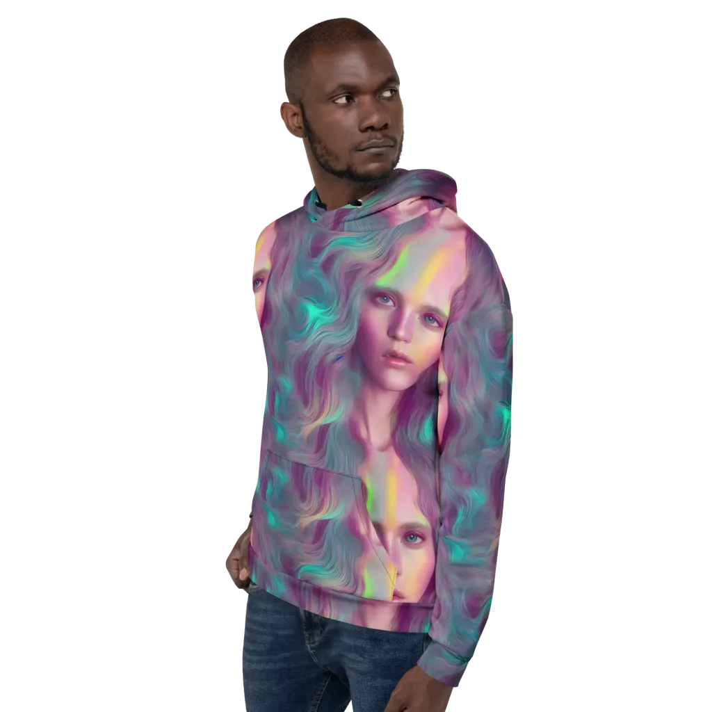 Surreal Tresses on Hoodie — Left