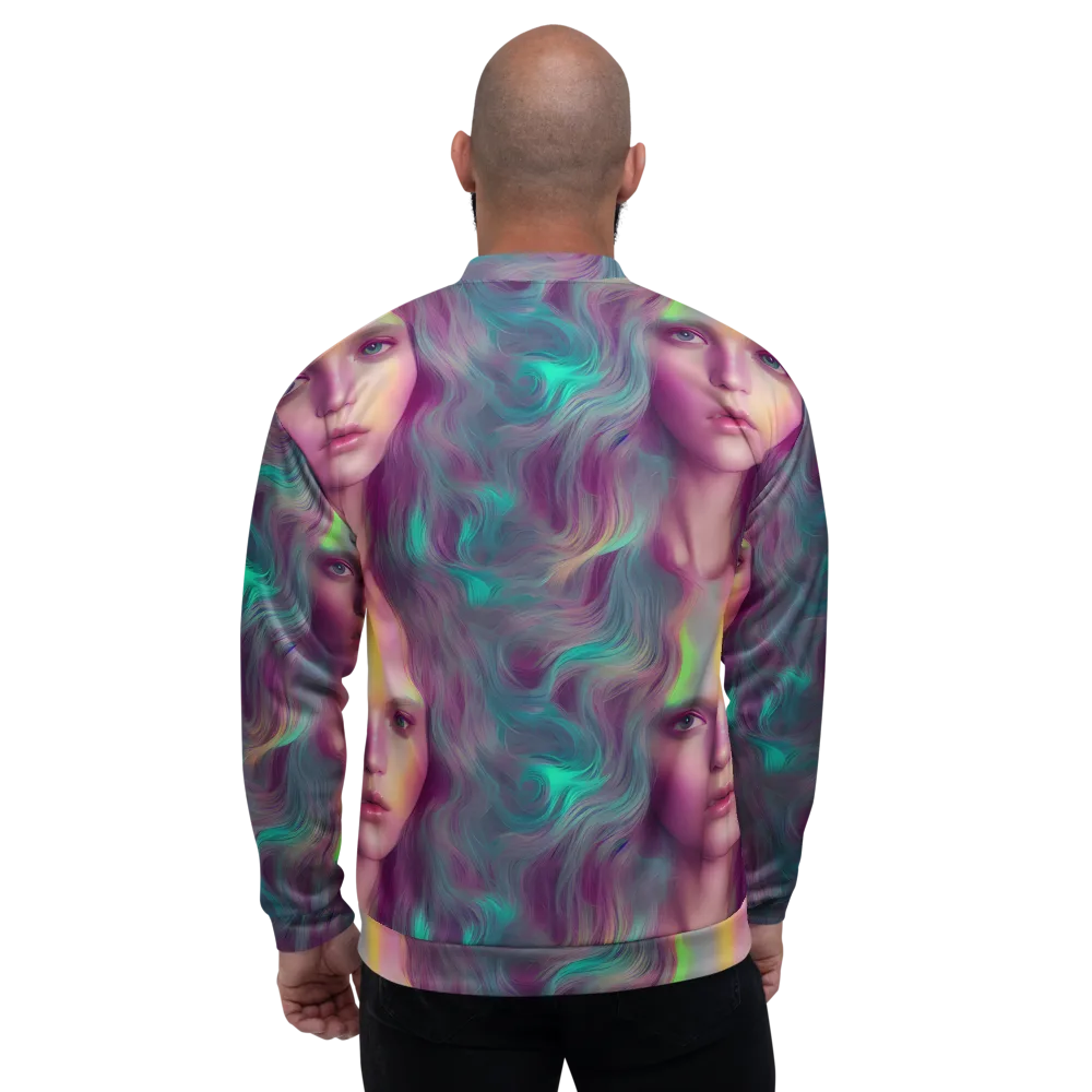Surreal Tresses on Bomber Jacket — Back