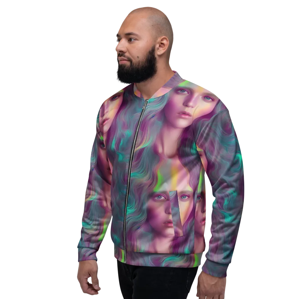 Surreal Tresses on Bomber Jacket — Left