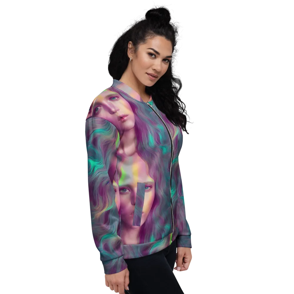 Surreal Tresses on Bomber Jacket — Right