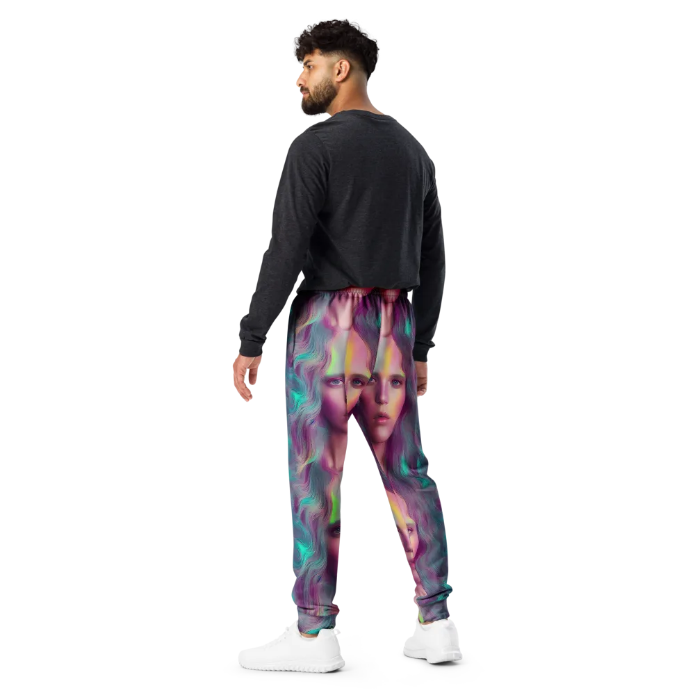 Surreal Tresses on Men's Joggers — Back