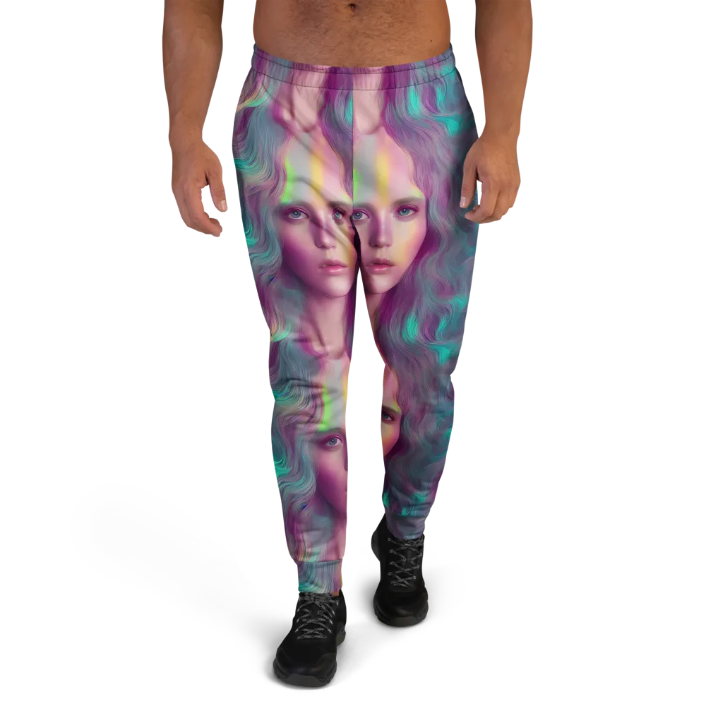 Surreal Tresses on Men's Joggers — Front