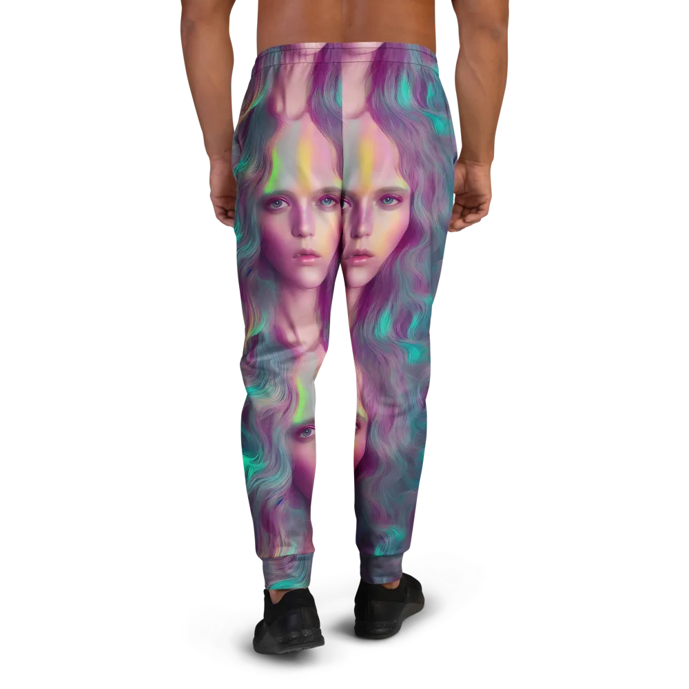 Surreal Tresses on Men's Joggers — Back