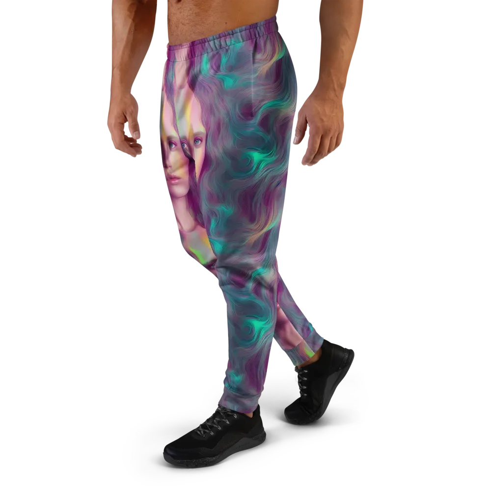 Surreal Tresses on Men's Joggers — Left