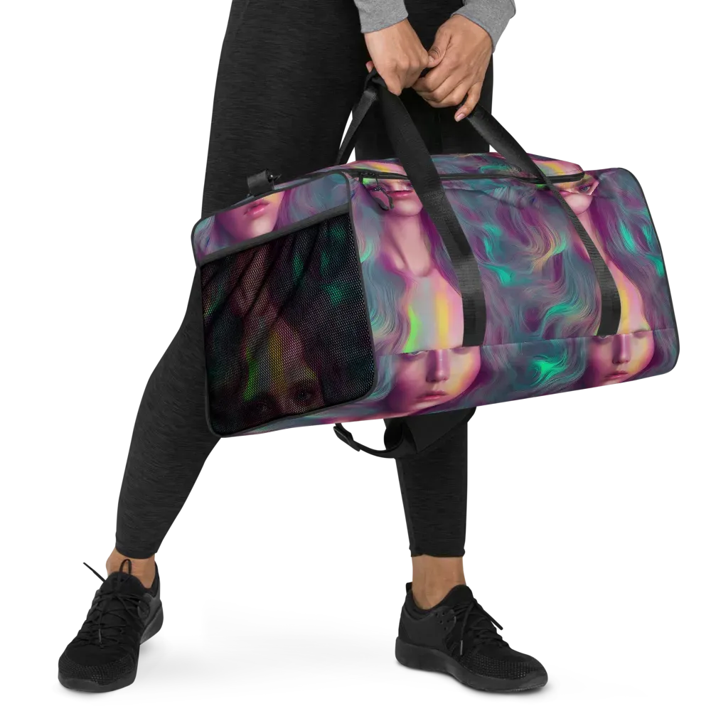 Surreal Tresses on Duffle Bag — Right Front