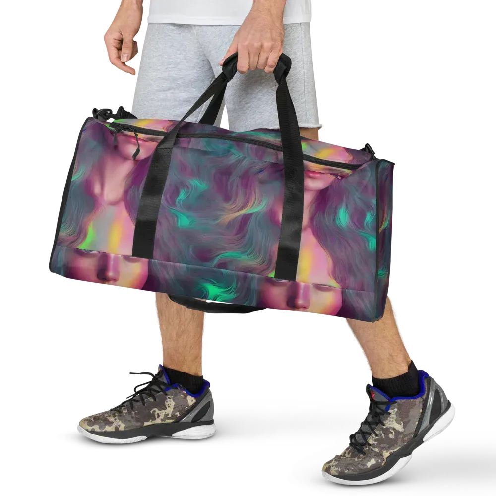 Surreal Tresses on Duffle Bag — Front