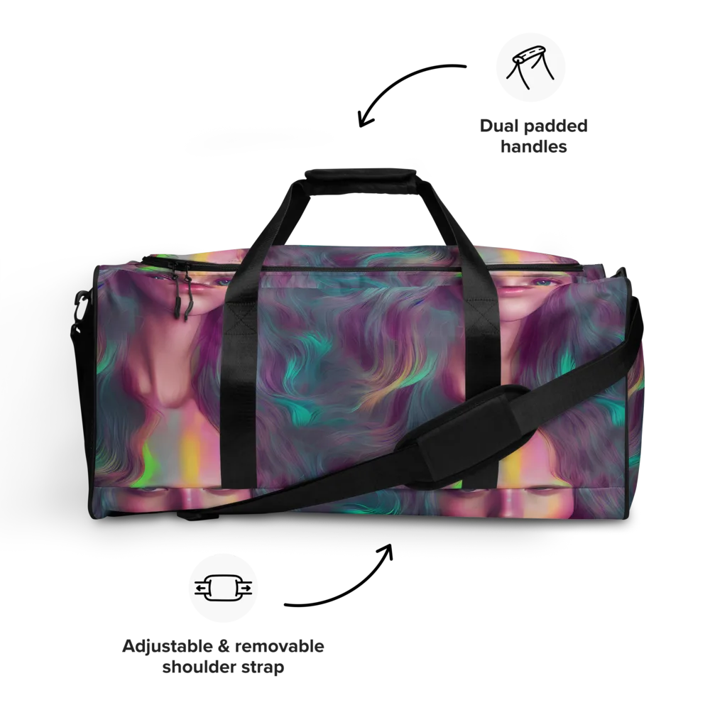 Surreal Tresses on Duffle Bag — Front