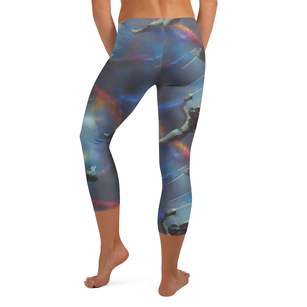 Gravity's Palette on Capri Leggings — Back