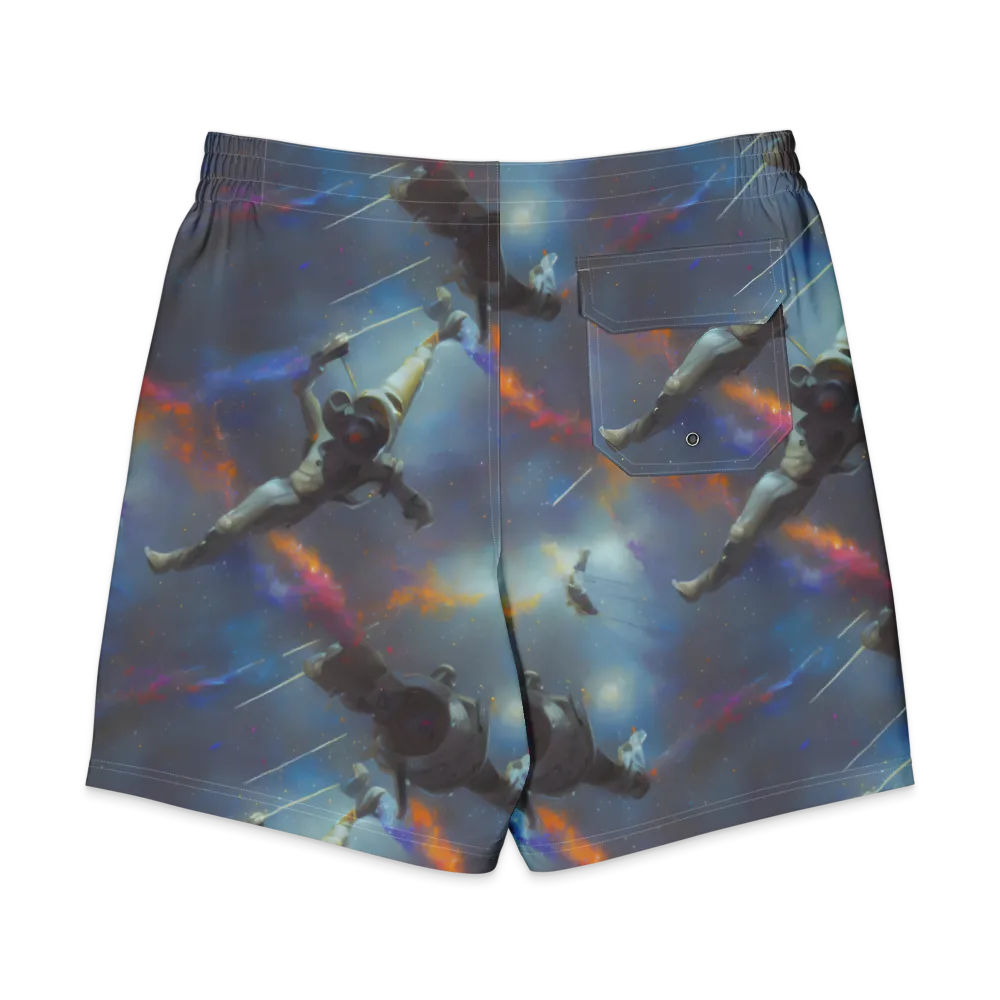 Gravity's Palette on Men's Board Shorts — Back