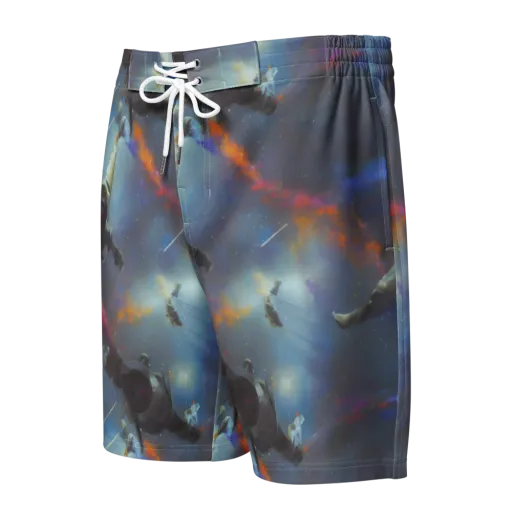 Gravity's Palette on a Men's Board Shorts