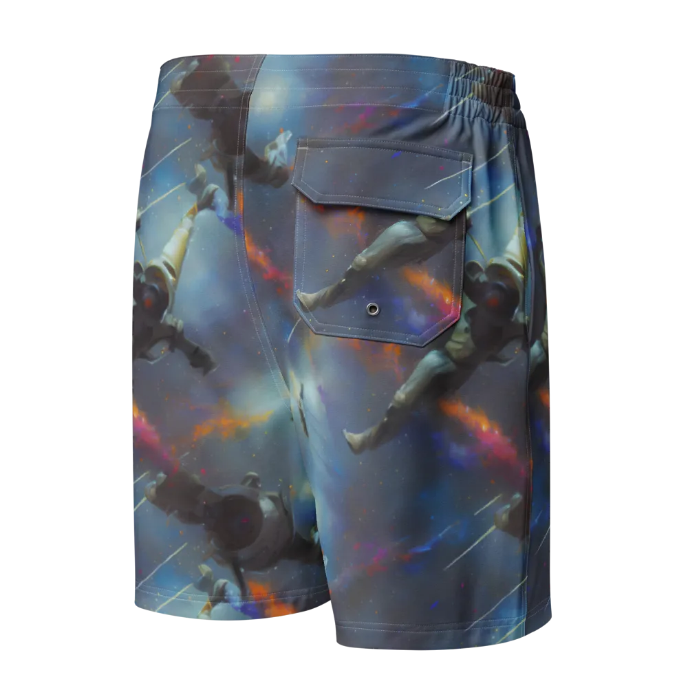 Gravity's Palette on Men's Board Shorts — Back