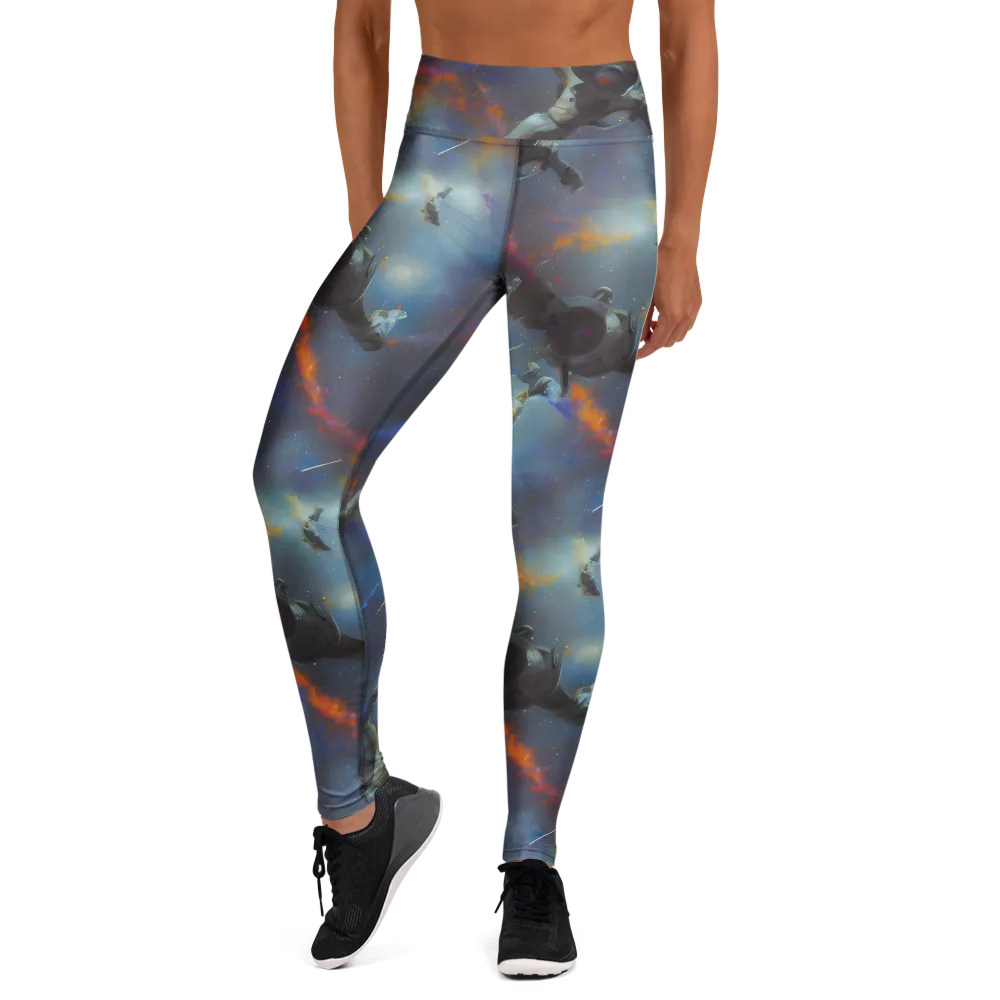 Gravity's Palette on Yoga Leggings — Front