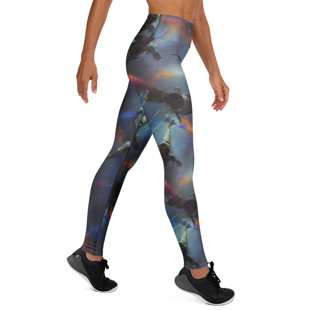 Gravity's Palette on Yoga Leggings — Right