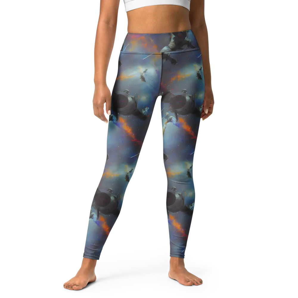 Gravity's Palette on Yoga Leggings — Front